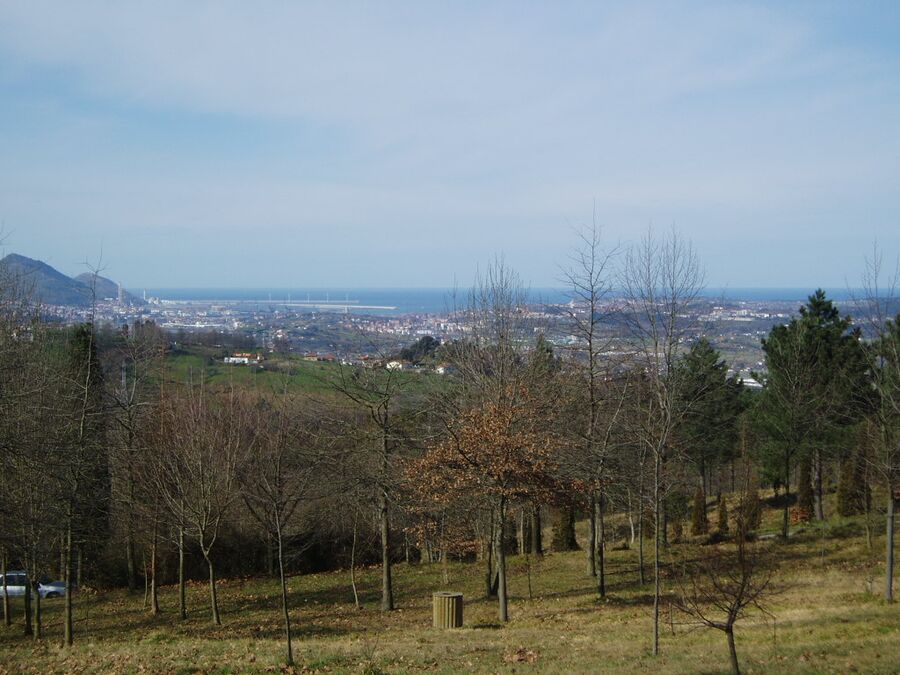 Vista de Bilbao desde el mirador de Artxanda