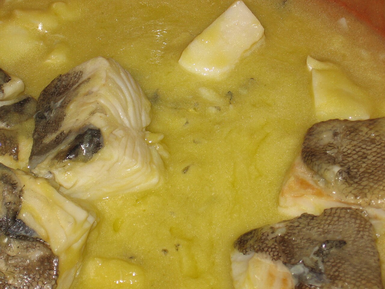Un plato de bacalao al pil-pil