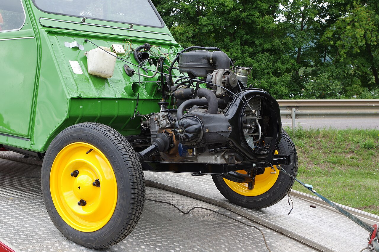 Un Citroën 2CV clásico