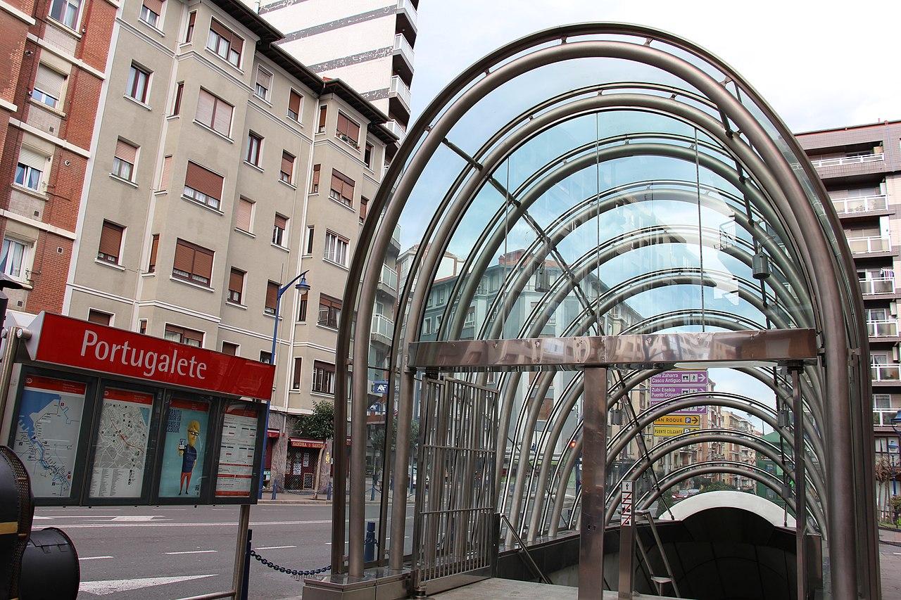 La villa de Portugalete junto a la ría
