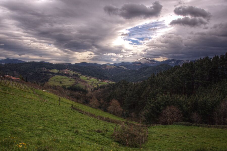 Paisaje de la reserva de la biosfera de Urdaibai