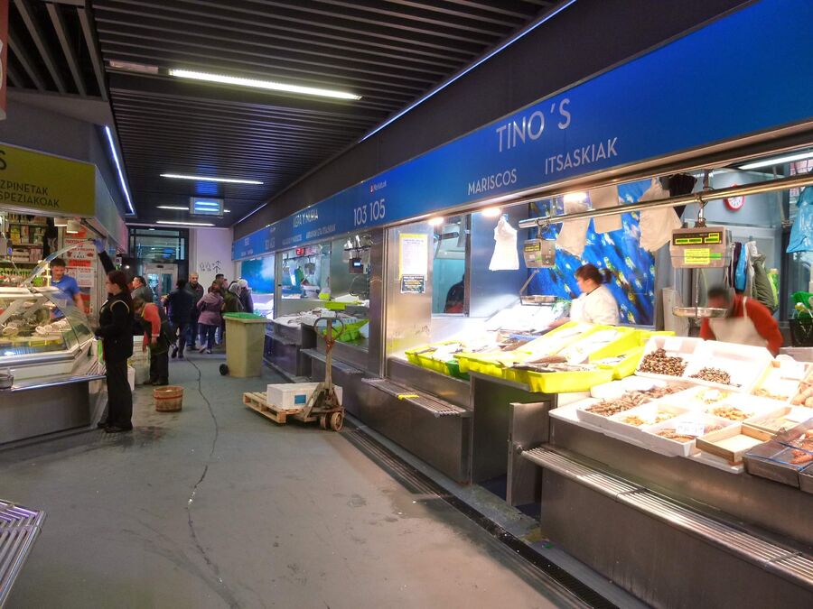 Interior del Mercado de la Ribera de Bilbao