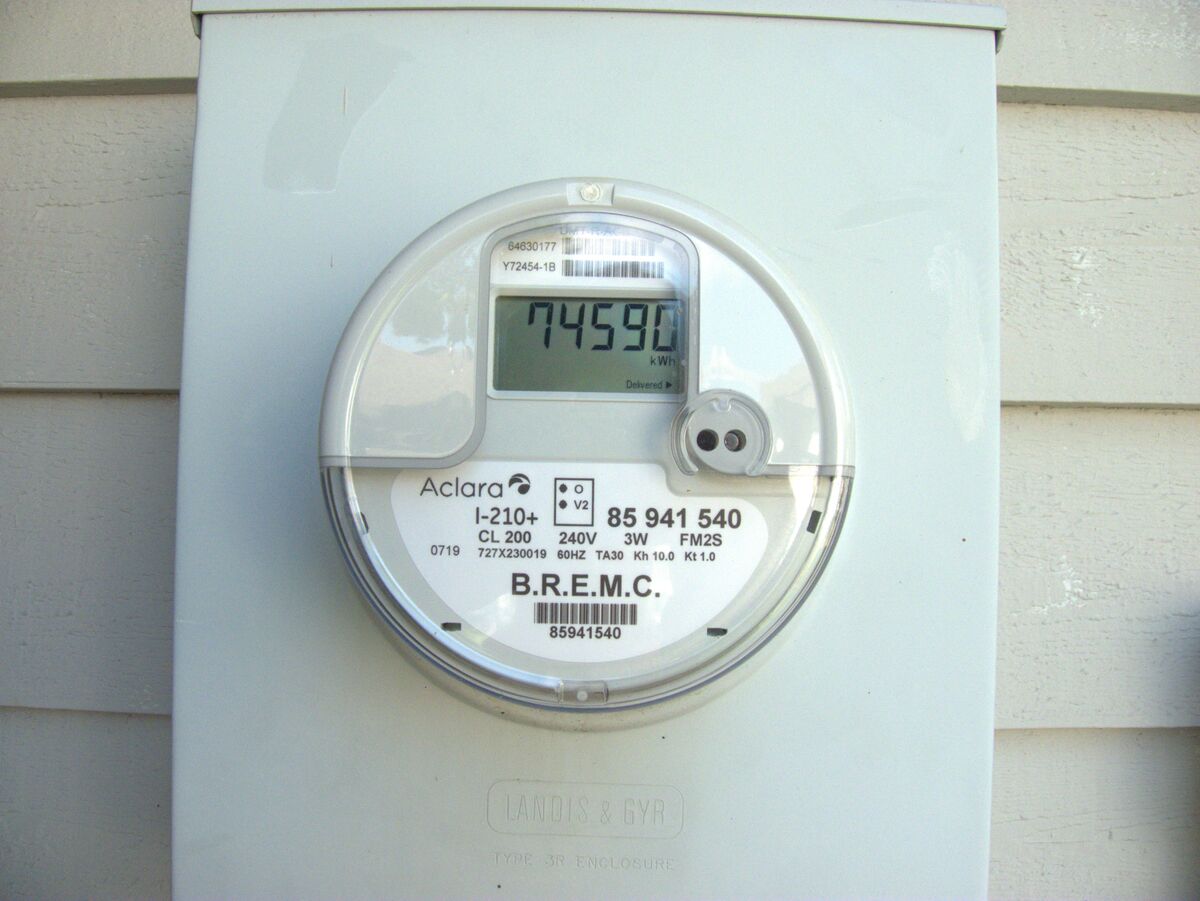 Contador eléctrico digital de una vivienda