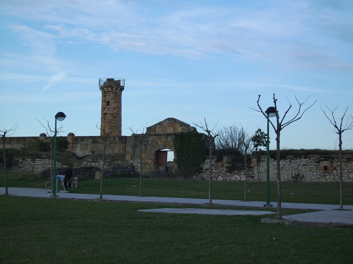 El fuerte de La Galea, sobre los acantilados de Getxo