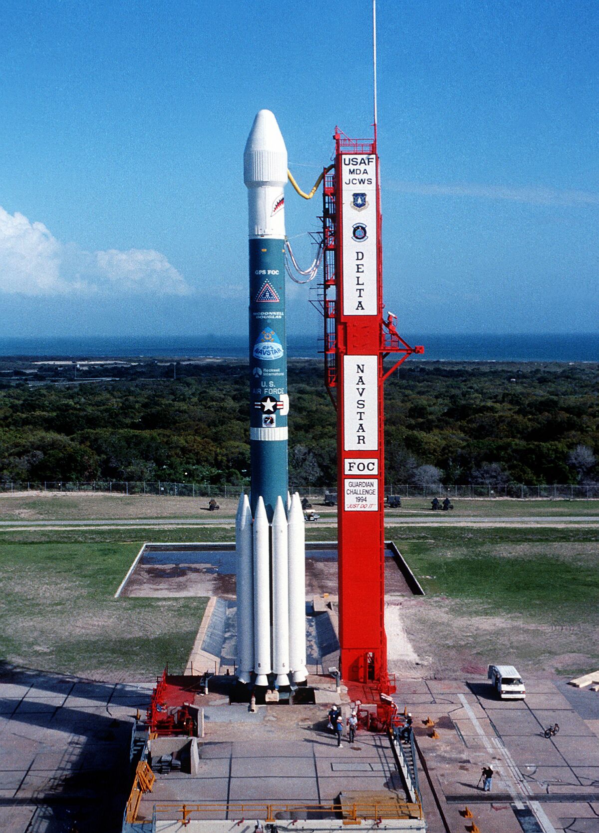 Lanzamiento de un satélite del sistema GPS