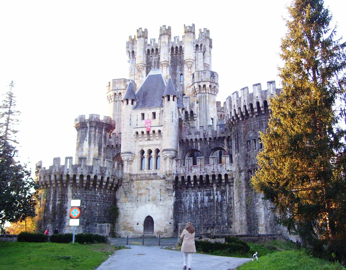 Castillo de Butrón, en Gatika, Bizkaia