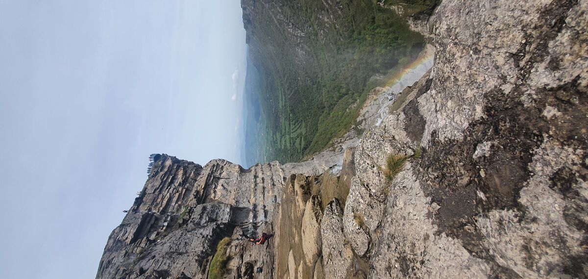 Vista del Salto del Nervión desde el mirador de Monte Santiago