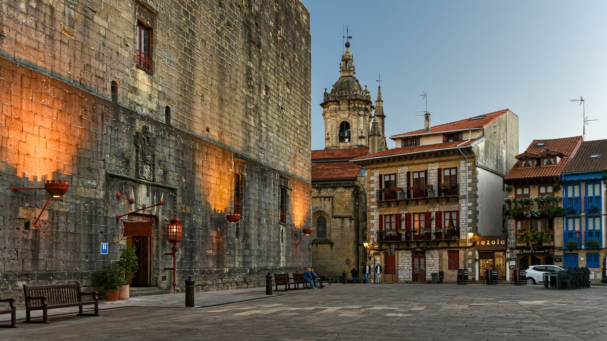 Vista de Hondarribia, en Gipuzkoa