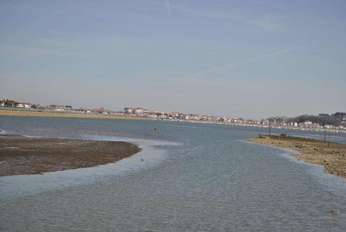 Bahía de Txingudi, entre Hondarribia, Irun y Hendaya